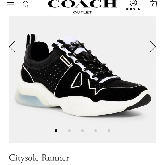 Coach sneakers size 7.5. brand new in the original box.
